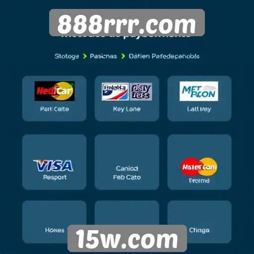 Métodos de pagamento disponíveis no 888rrr.com